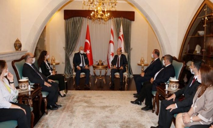 Cumhurbaşkanı Ersin Tatar, TC Genç Girişimciler Derneği’nin senato başkanını ve beraberindeki heyeti kabul etti.