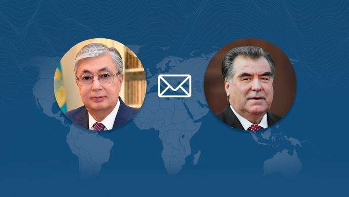 Kassym-Jomart Tokayev, Tacikistan Cumhurbaşkanı’na tebrik telgrafı gönderdi