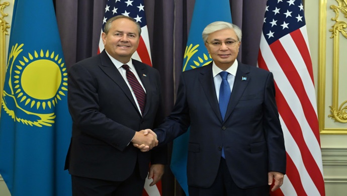President Kassym-Jomart Tokayev met with Cameco Corporation CEO Tim Gitzel